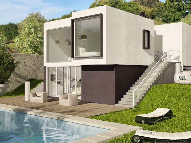 Modern design chalets of 3 or 4 bedrooms with private plot and garden in Gran Alacant. 0