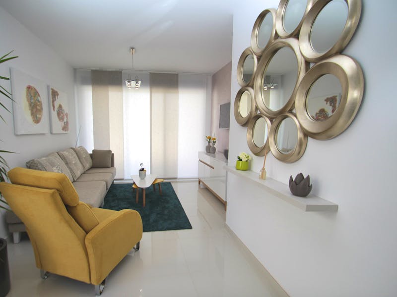 2 or 3 bedroom bungalows with garden or solarium only 8 min to Los Náufragos beach Torrevieja. 7