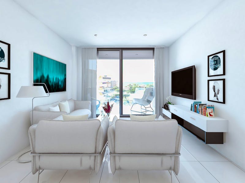 2 and 3 bedroom apartments with sea views in the city centre of Calpe 16
