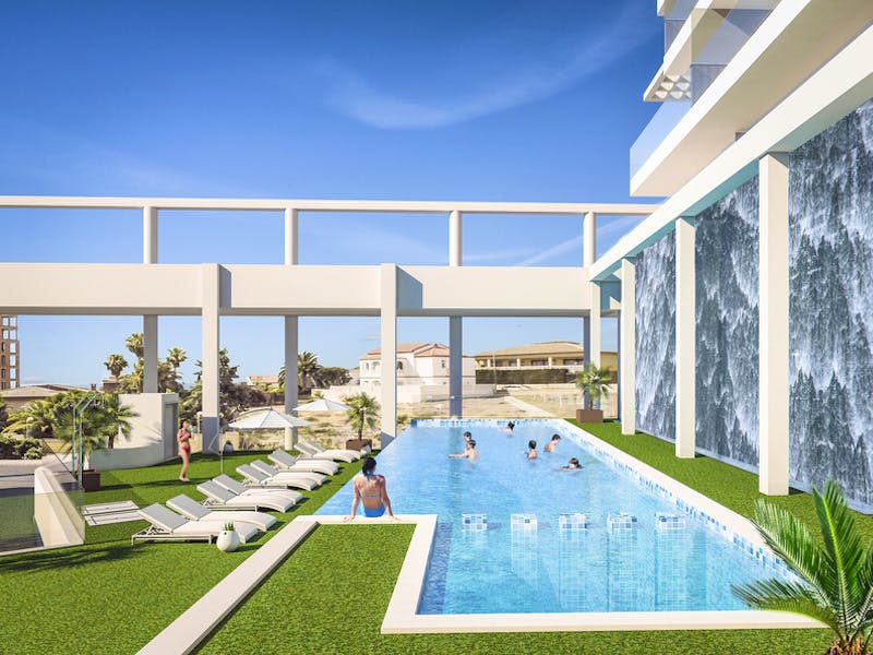 2 and 3 bedroom apartments with sea views in the city centre of Calpe 1