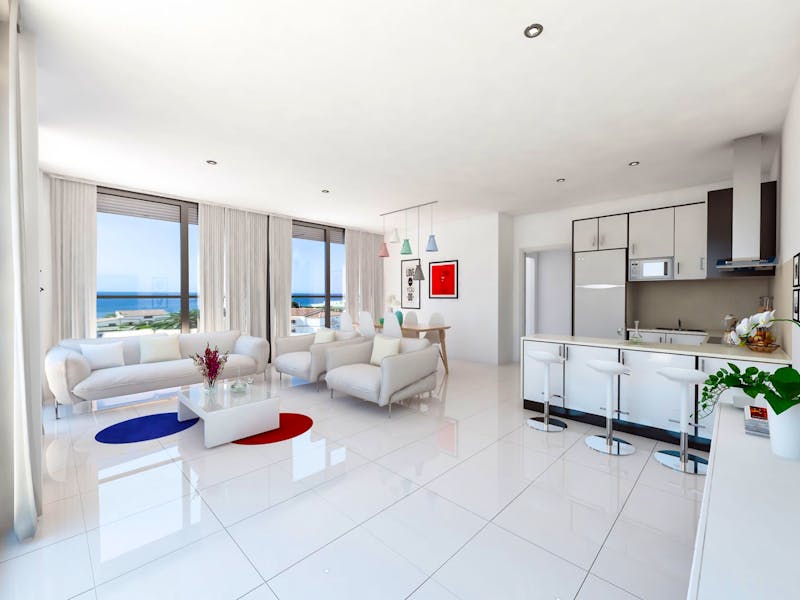 2 and 3 bedroom apartments with sea views in the city centre of Calpe 24