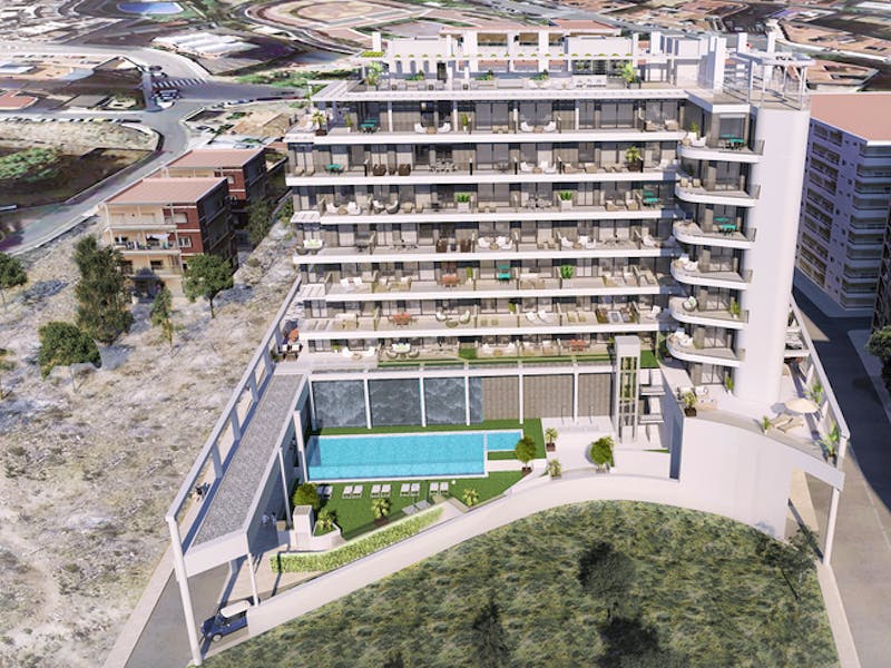 2 and 3 bedroom apartments with sea views in the city centre of Calpe 8