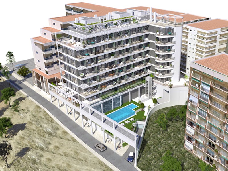 2 and 3 bedroom apartments with sea views in the city centre of Calpe 6