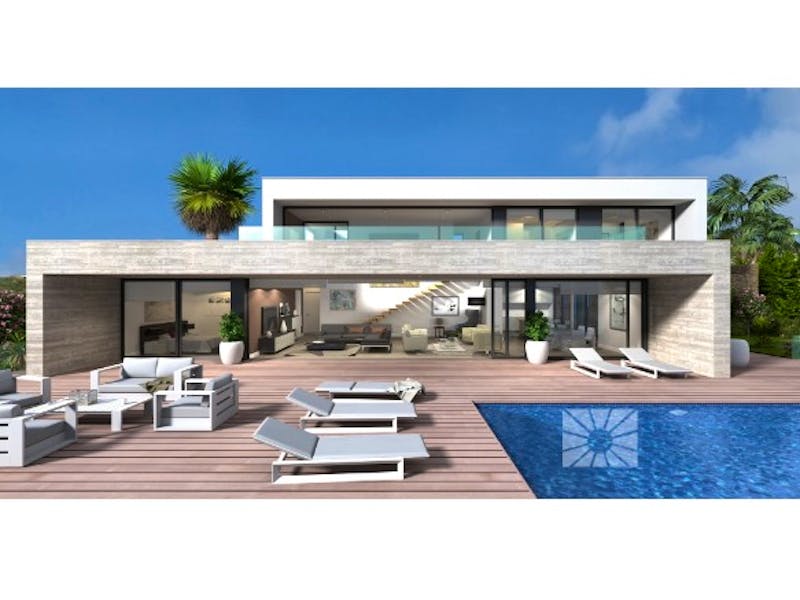 Luxury villas with exclusive plots in Cumbre del Sol urbanization. 8