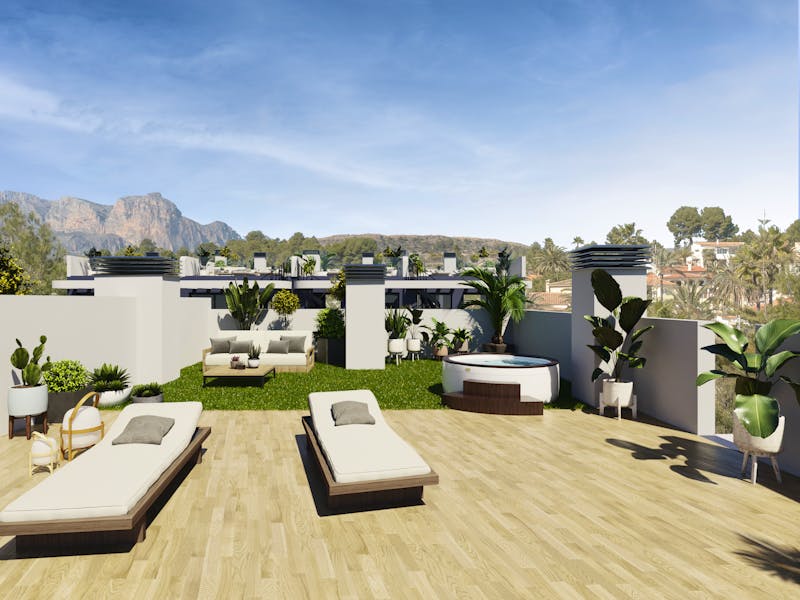 New build properties in Alfaz del Pi 19