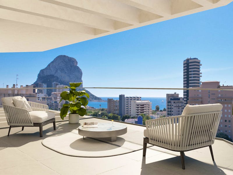 Modern residential with sea views in Calpe 2
