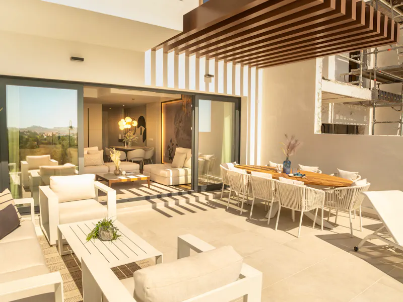 Luxury townhouses with terraces and garden in Las Lagunas de Mijas 13 Luxury townhouses with terraces and garden in Las Lagunas de Mijas 13